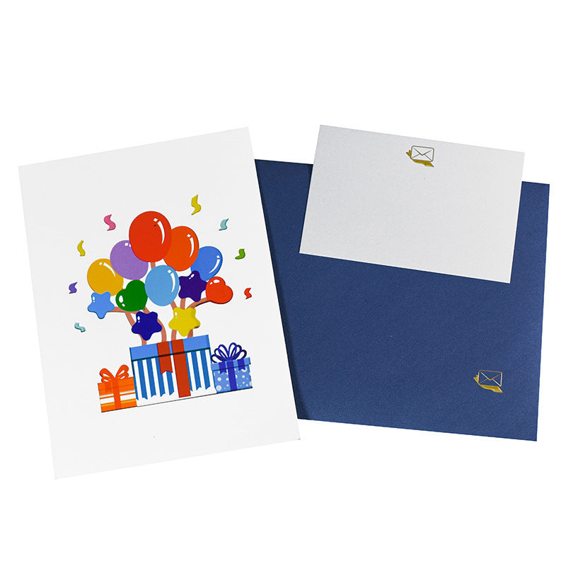 3D Three-dimensional Travel Card Handmade Card Paper Carving