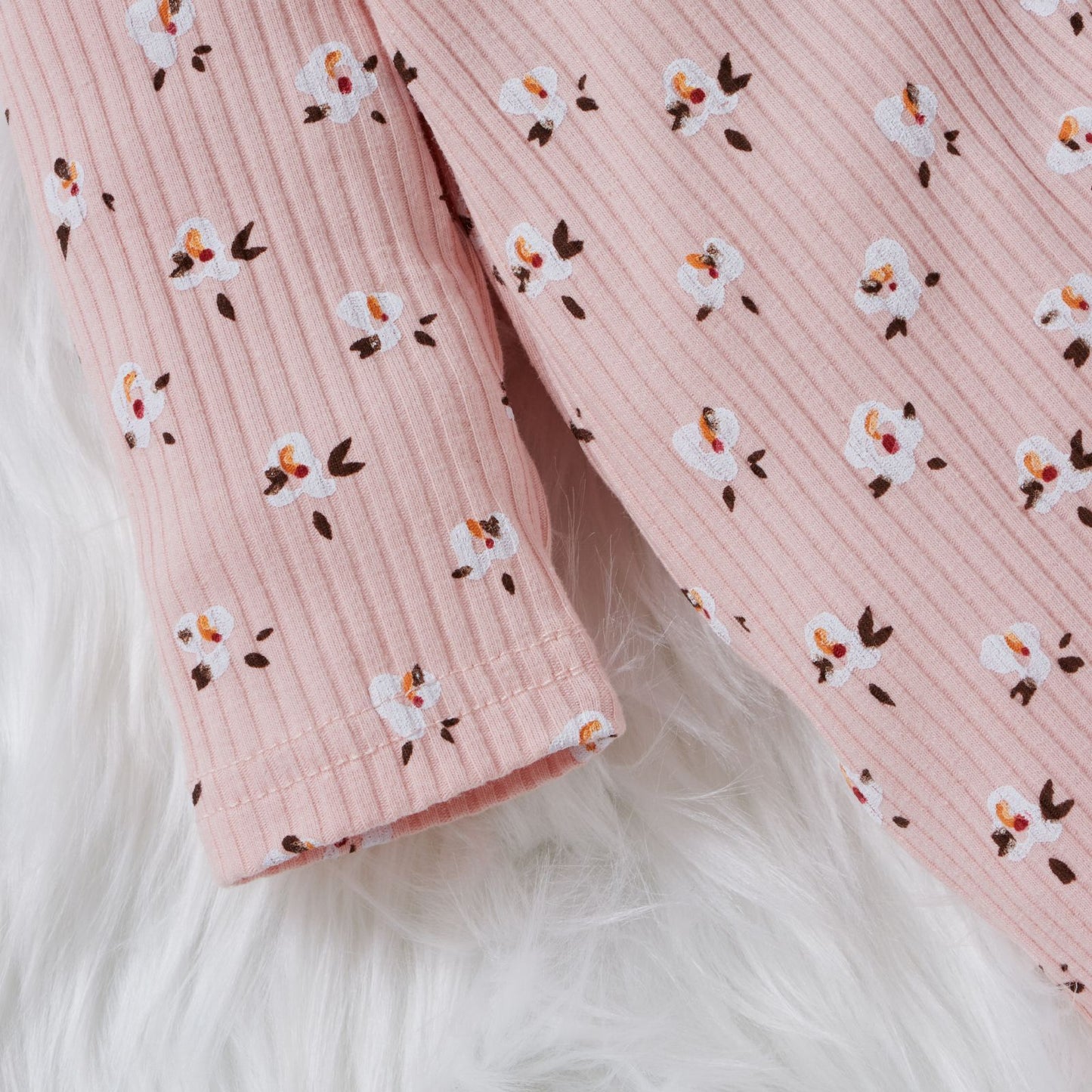 Children's Two-color Pit Stripe Printed Jumpsuit