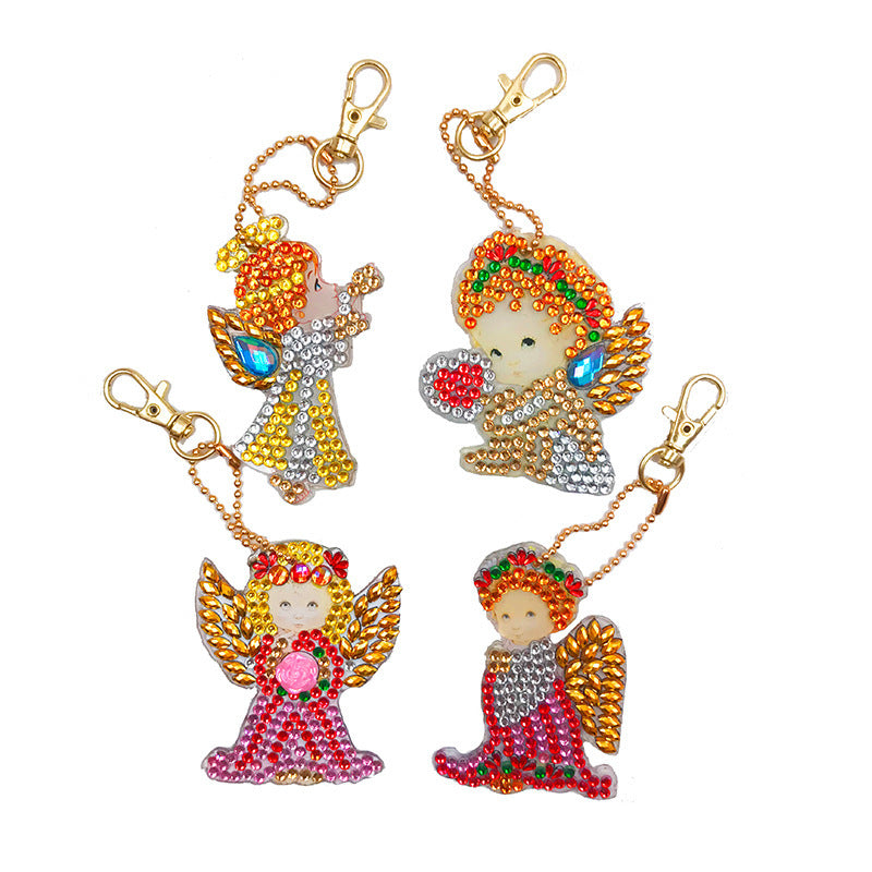 Cartoon Owl Keychain Creative Decorative Pendant
