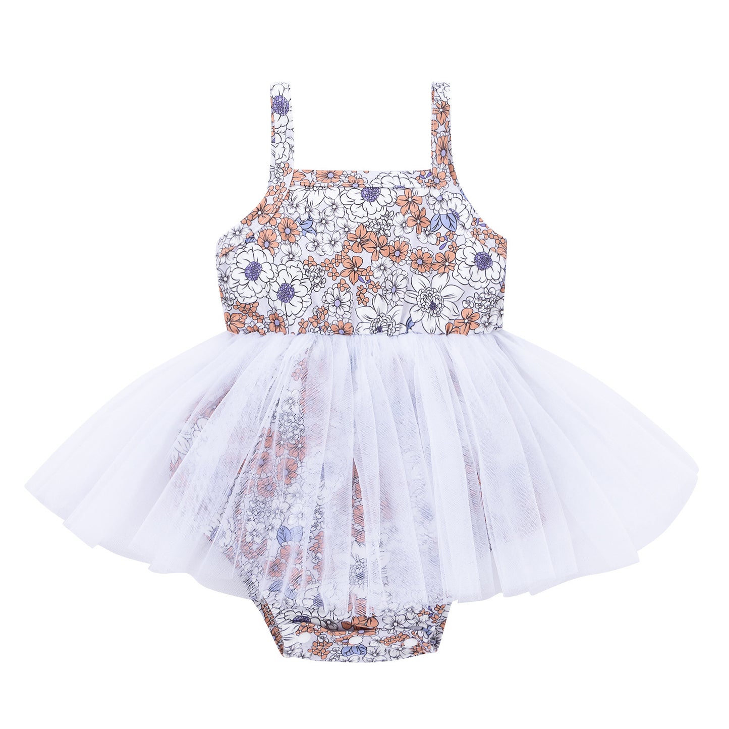 Sling Triangle Bottom-covering Floral Jumpsuit