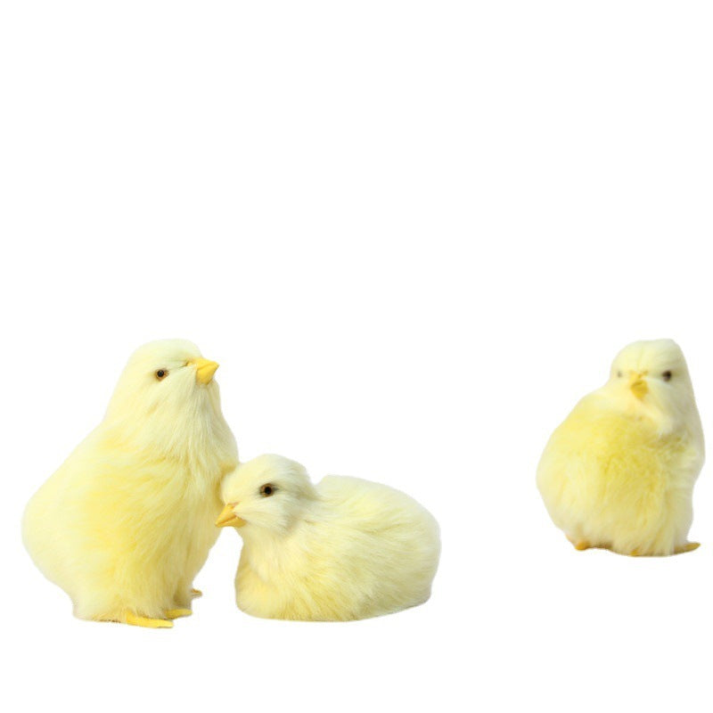 Animal Doll Children Teaching Static Model Chick Decoration
