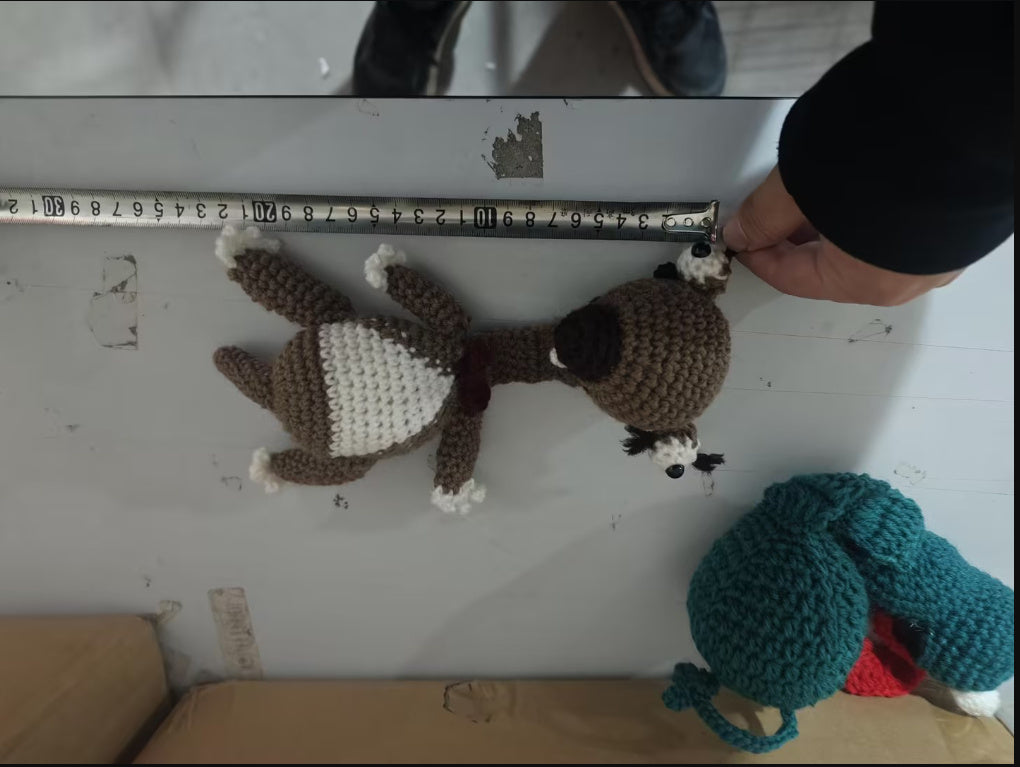 Hand-knitted Creative Animal Door Stop Ornaments