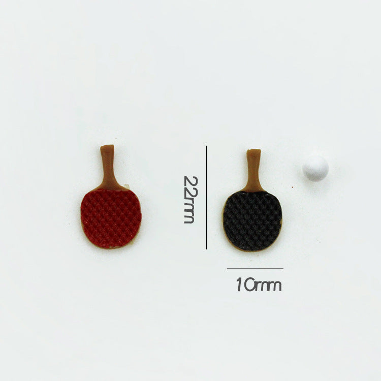 Dollhouse Accessories Mini Table Tennis Racket