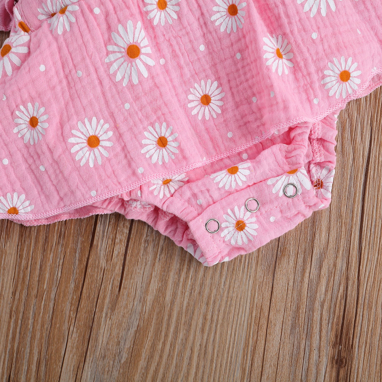 Strap Four-color Chrysanthemum One-piece Romper Dress Triangle Romper Headband