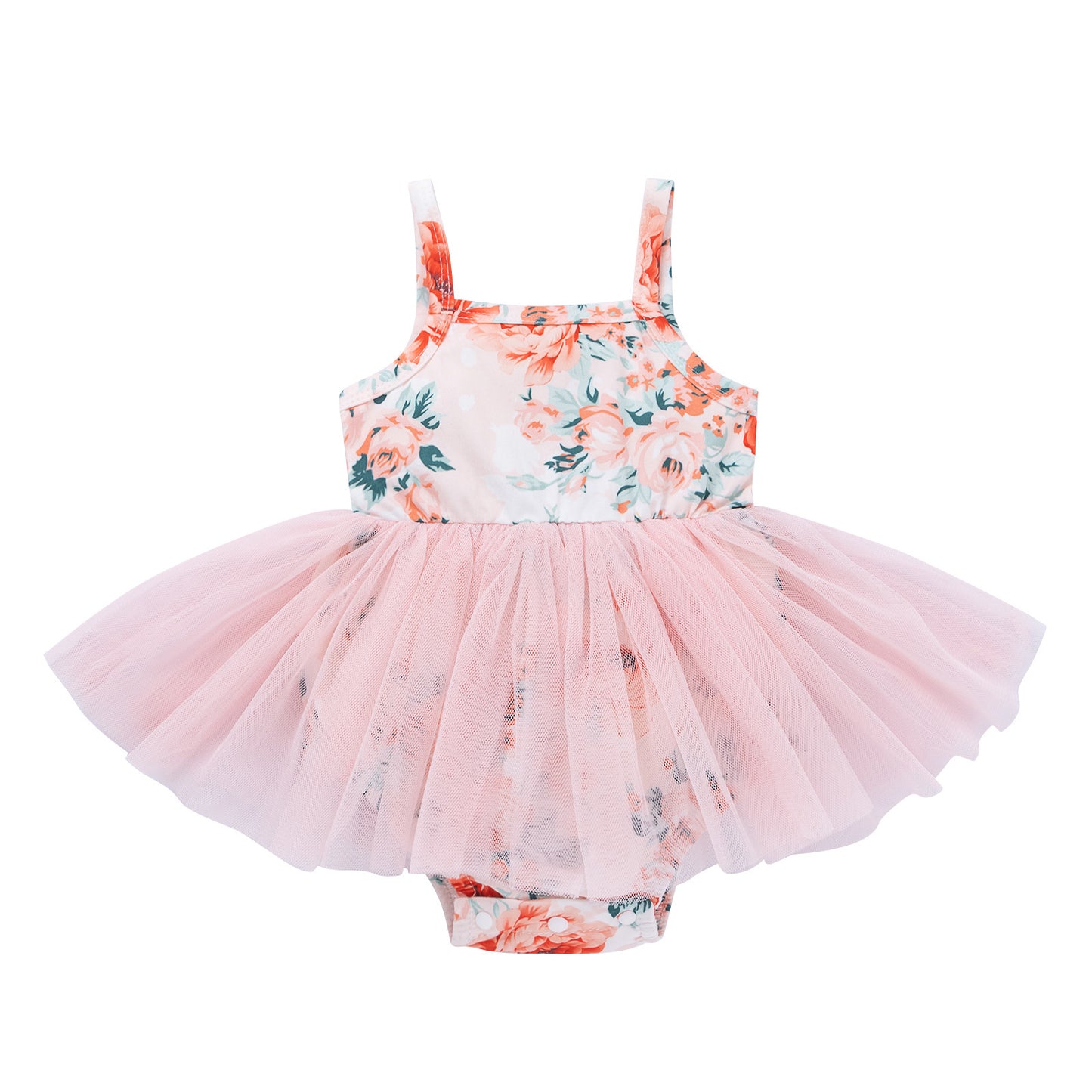 Sling Triangle Bottom-covering Floral Jumpsuit