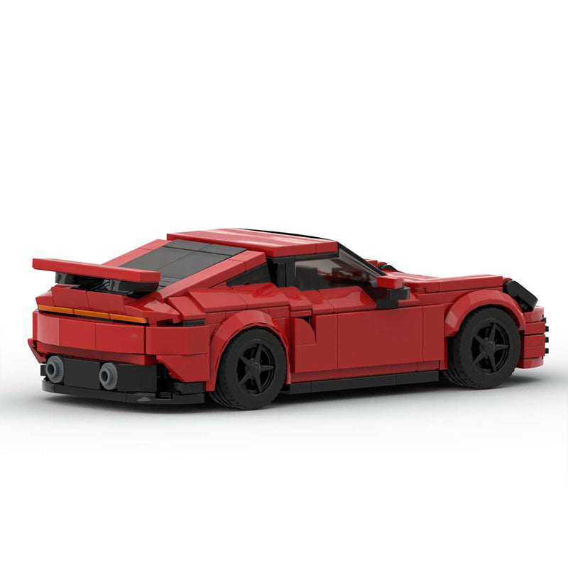Small Particles Suit Turbo Speed 8 Grid Building Blocks Racing Car