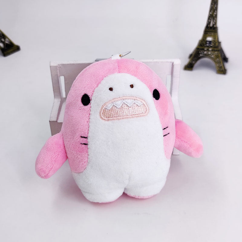 Color Plush Pendant Fragrance Shark Cute Keychain