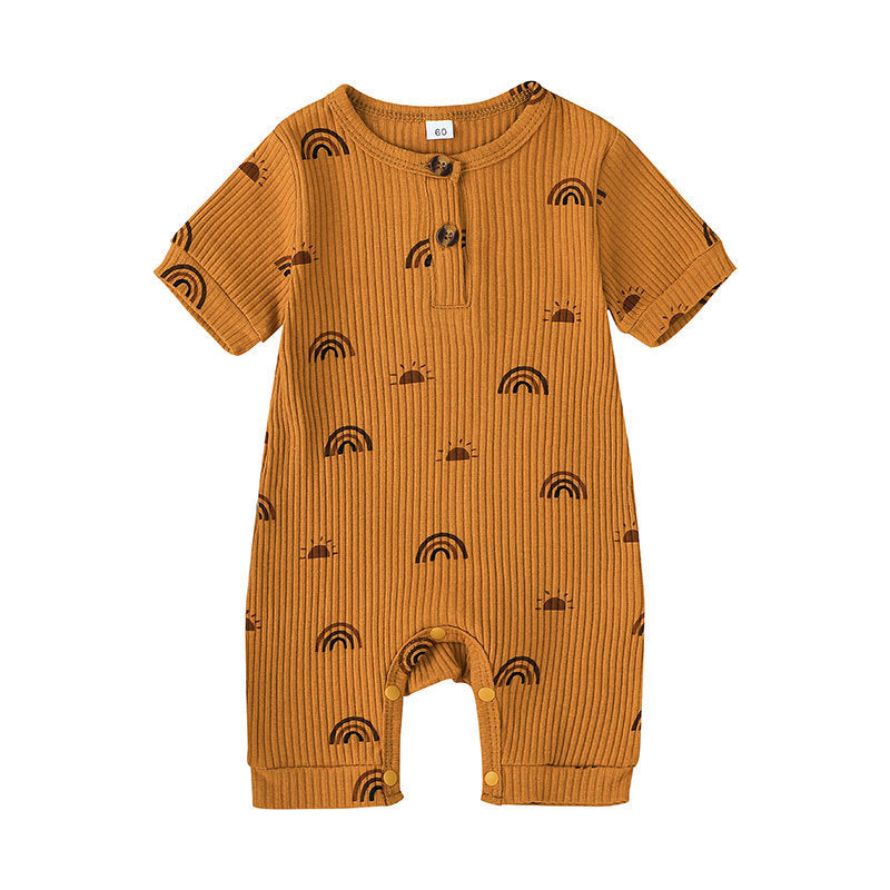 Summer New Short Sleeves For Baby And Infants Rompers Jumpsuit