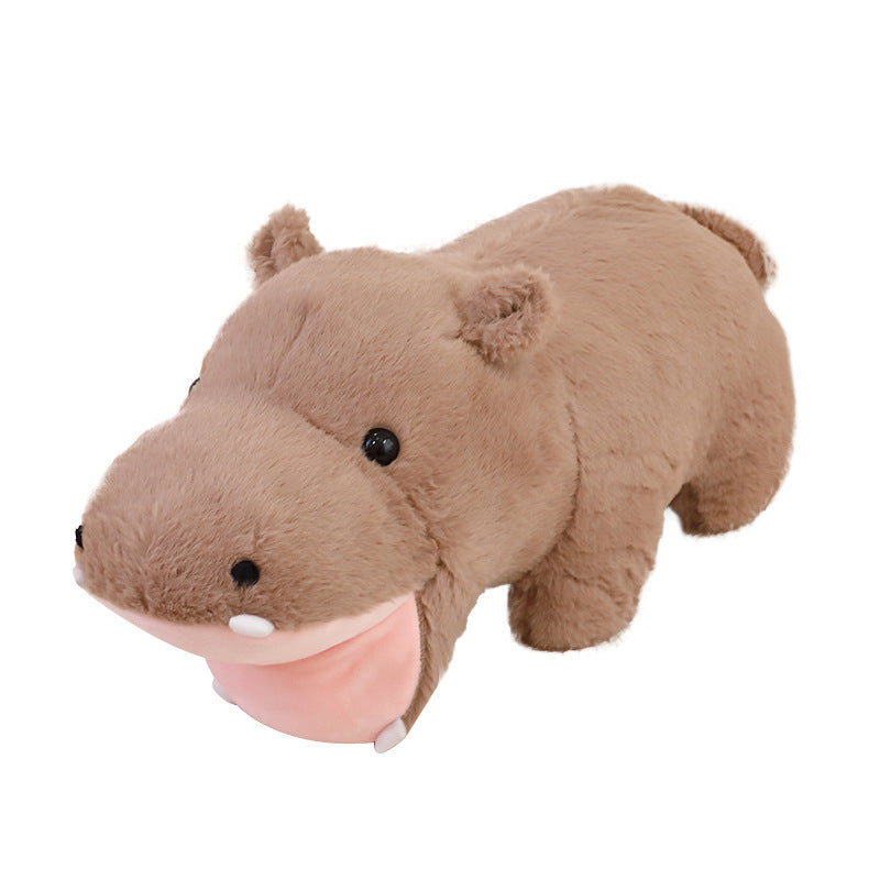 Cute Fat Hippo Plush Doll Doll Pillow Cushion
