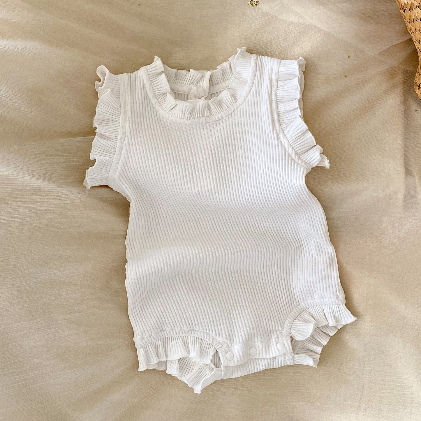 Women's Drawstring Bottom-enlarged Pants Romper Suit