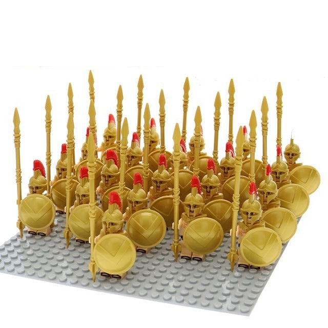 Roman Commander Cavalry Series Assembled Building Block Miniature Toys