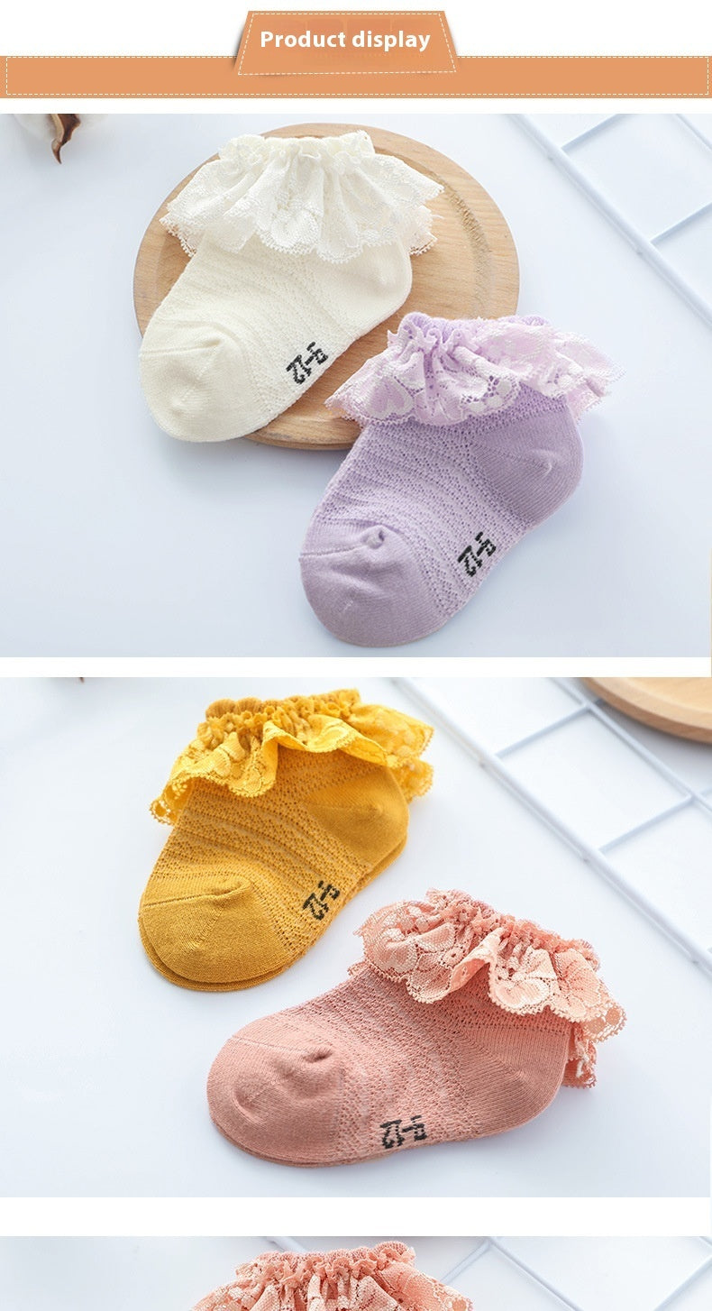 Summer New Girls Lace Socks Lace Socks