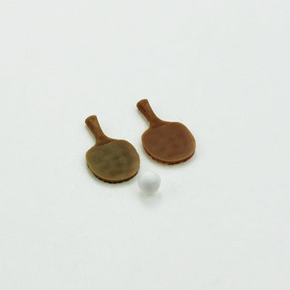 Dollhouse Accessories Mini Table Tennis Racket