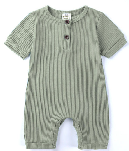 Baby Bag Fart Clothes Pit Striped Crawling Clothes