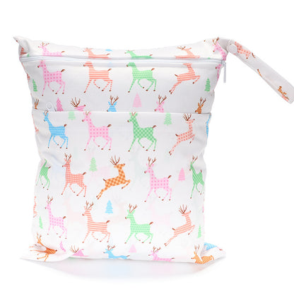 Digital Printing New Pattern Double Pocket Diaper Bag