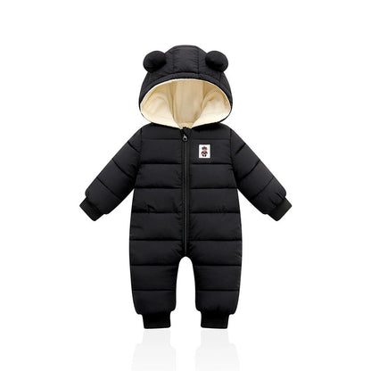 Padded down cotton suit