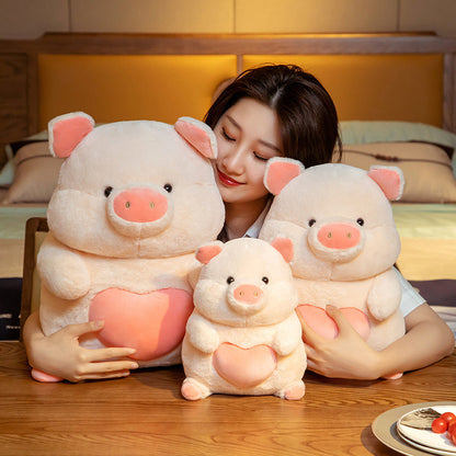 Cute Love Piggy Doll Plush Toy Room Decoration