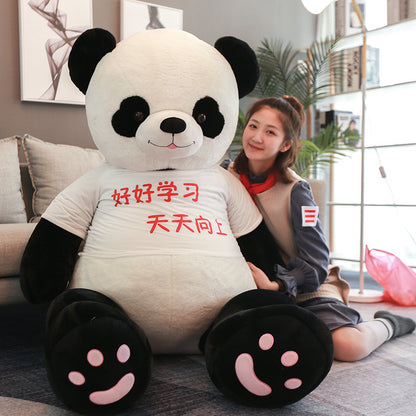Cute panda plush toy doll