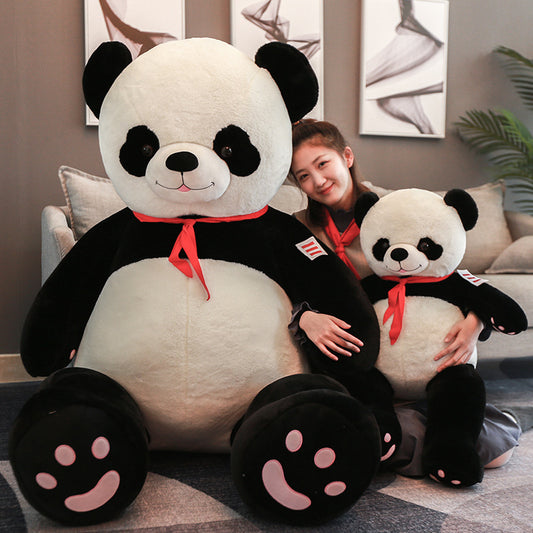 Cute panda plush toy doll