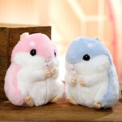 Hamster plush doll keychain