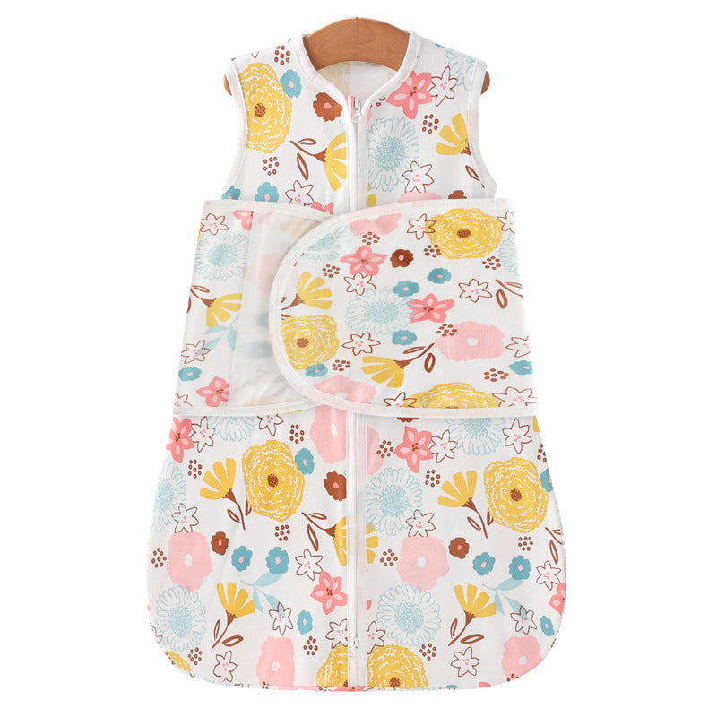 Newborn Summer Vest Sleeping Bag Baby Anti-kick Quilt
