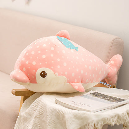 Cute Soft Whale Shark Dolphin Pillow Plush Toy Creative Marine Animal Doll
