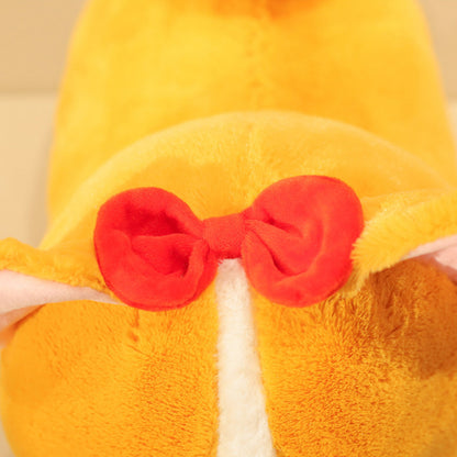 Peach Heart Butt Corgi Doll Corgi Dog Plush Toy