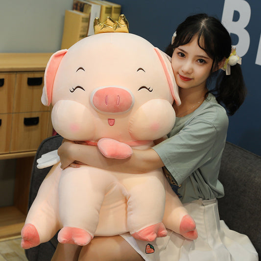 Angel Pig Plush Toy Doll