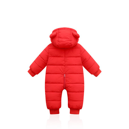 Padded down cotton suit