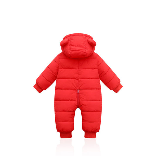 Padded down cotton suit