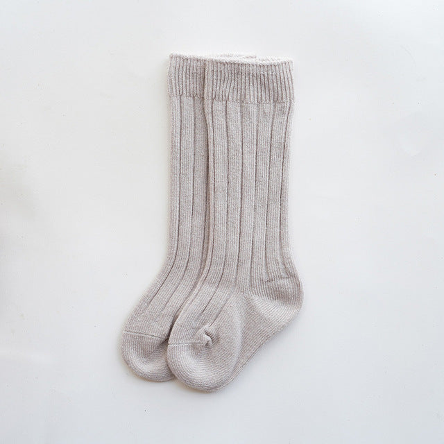 Children's long cotton socks