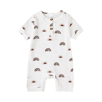 Summer New Short Sleeves For Baby And Infants Rompers Jumpsuit