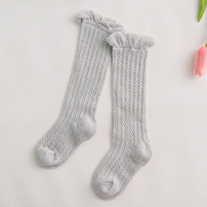 Mesh breathable over the knee mosquito socks