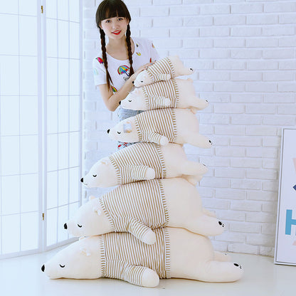 Polar bear plush toy