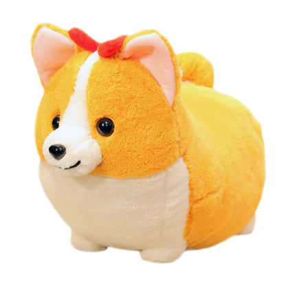 Peach Heart Butt Corgi Doll Corgi Dog Plush Toy