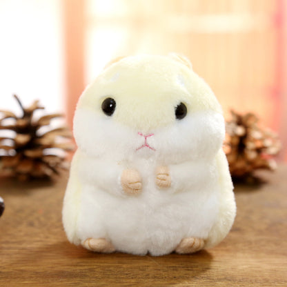 Hamster plush doll keychain