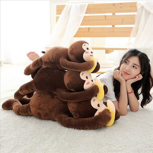 Elastic Monkey Cushion doll