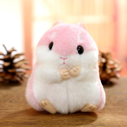 Hamster plush doll keychain
