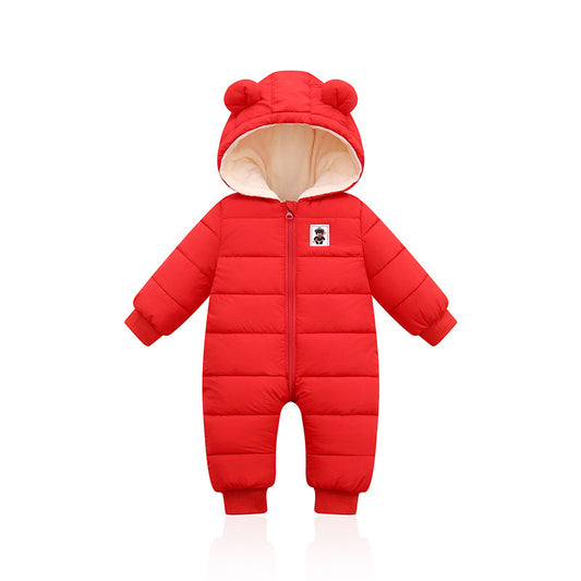 Padded down cotton suit