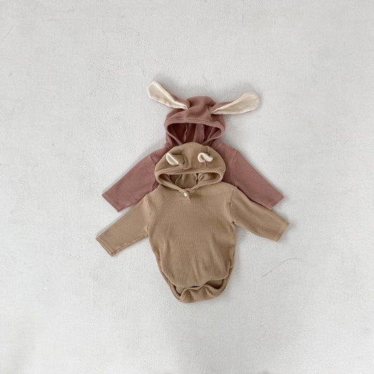 Cute Rabbit Bear Long-sleeved One-piece Ass Clothing Climbing Clothes