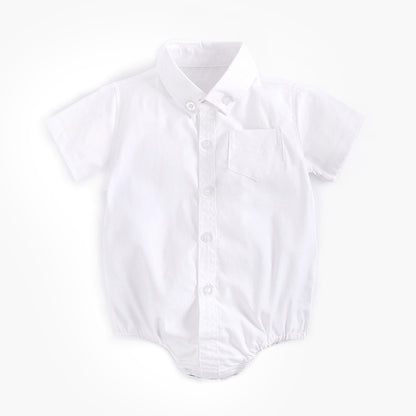 Baby Clothes Boys Baby Shirt Newborn Cotton Short Sleeves