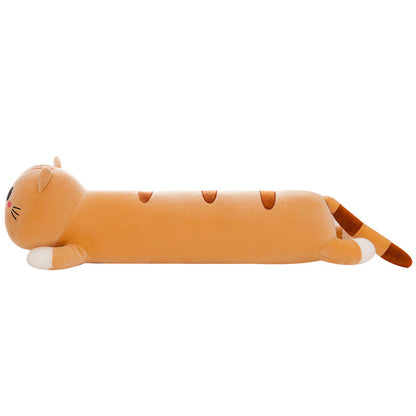 Foreign Trade Export Plush Toy Online Store Lying Down Happy Cat Pillow