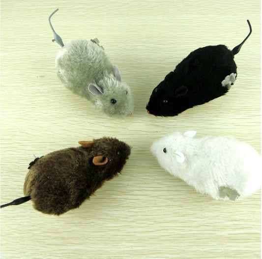 Clockwork Spring Power Plush Mouse