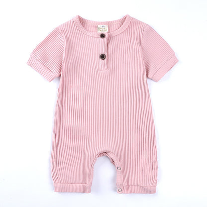 Baby Bag Fart Clothes Pit Striped Crawling Clothes