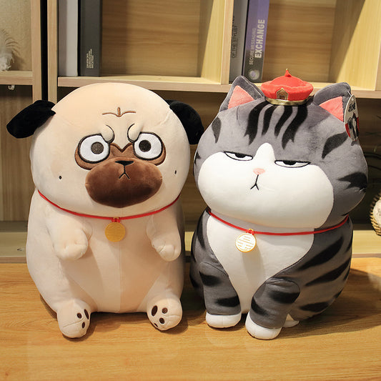 My King Sleeping Doll Bazaar Black Dog Plush Toy