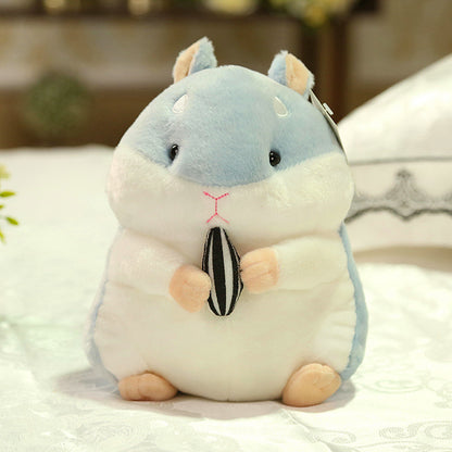 Cute Hamster Plush Toy Mouse Pendant Keychain Doll