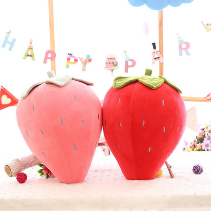 Factory Wholesale New Creative Fruit-Like Strawberry Pillow Large Soft Plush Toy Birthday Gift