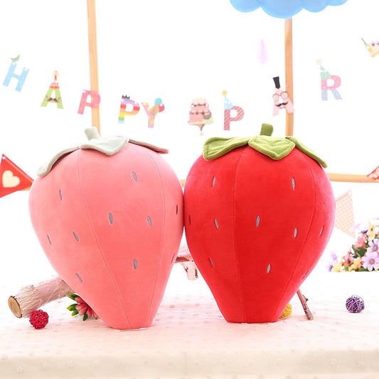 Factory Wholesale New Creative Fruit-Like Strawberry Pillow Large Soft Plush Toy Birthday Gift