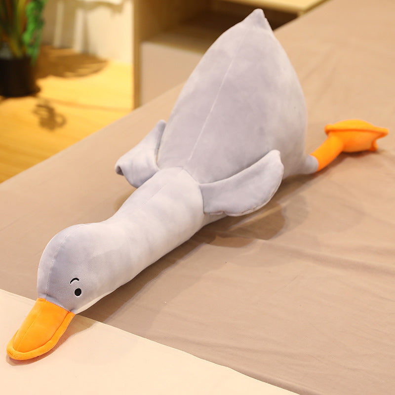 Cross-Border Hot Sale Big White Goose Doll Plush Toy Bed Sleeping Pillow Cushion Girl Child Doll Doll