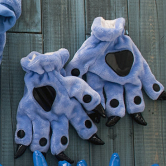 Body Pajamas Animal Paw Dinosaur Gloves
